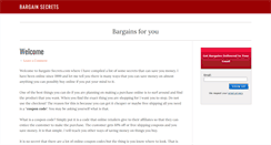 Desktop Screenshot of bargain-secrets.com